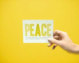 Peace Notecards, Body Acceptance Gift (12-Pack)