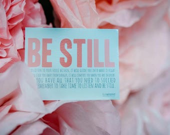 Be Still Postcard