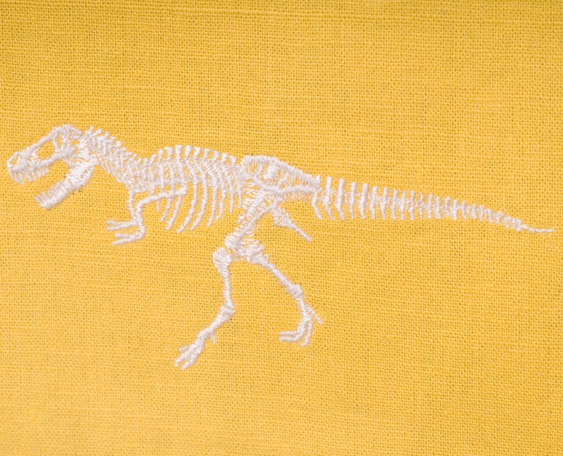 T-Rex Skeleton Pouch Made to Order