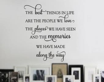 Family wall quotes | Etsy