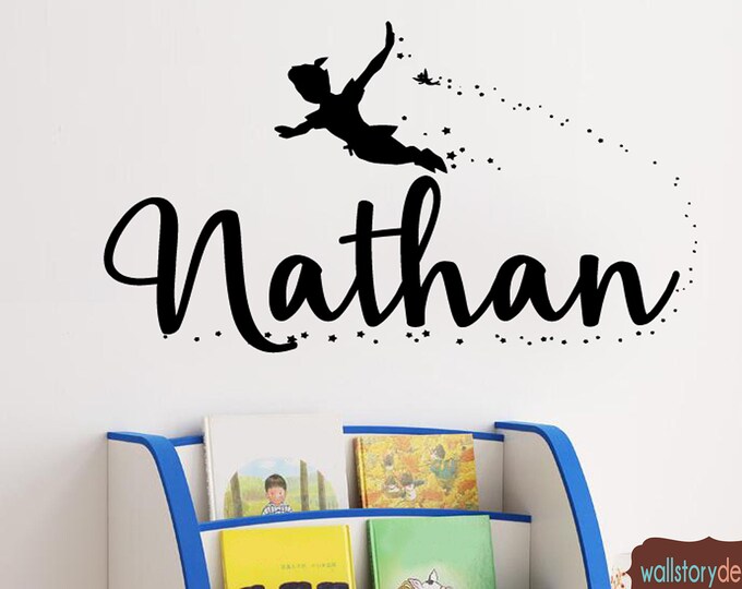 Nursery Wall Quotes - Personalized Custom Name with fairytale pixie dust  - Kids Room Wall Decal - Boys Girls Children's Wall Sayings