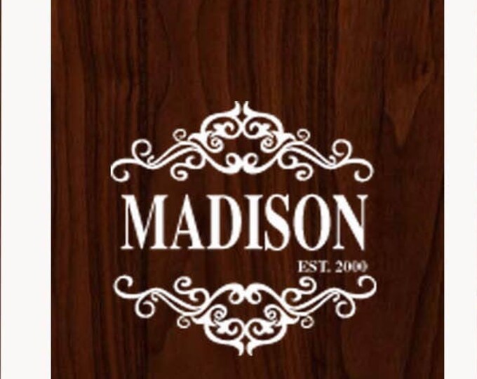 Custom Cornhole Boards Decal for Wedding Games Decor | Corn hole Board DIY Sign Making | Personalized Name