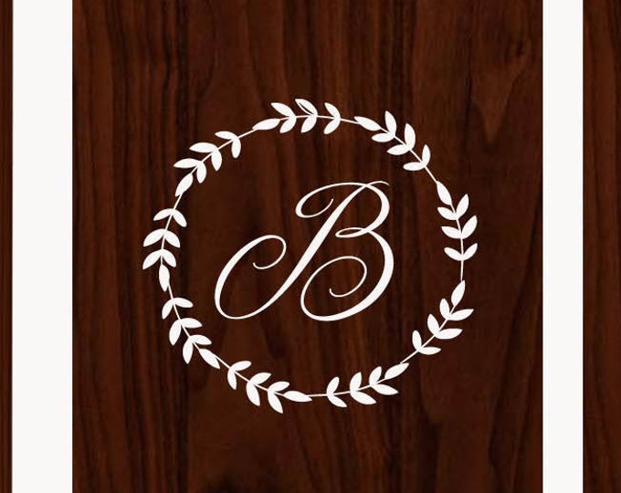 Custom Cornhole Boards Decal for Wedding Games Decor | Wreath Corn hole Board DIY Sign Making | Personalized Name