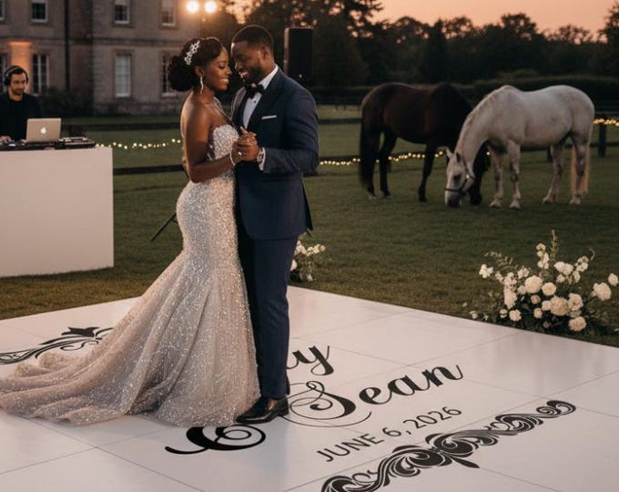Regal Custom Wedding Dance Floor Decal | Sign Decal