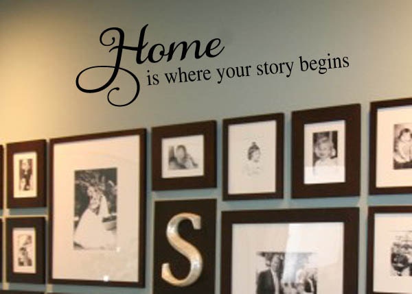 Wall Art Decal Home Decor Wall Decal Home Is Where Your Etsy Ireland