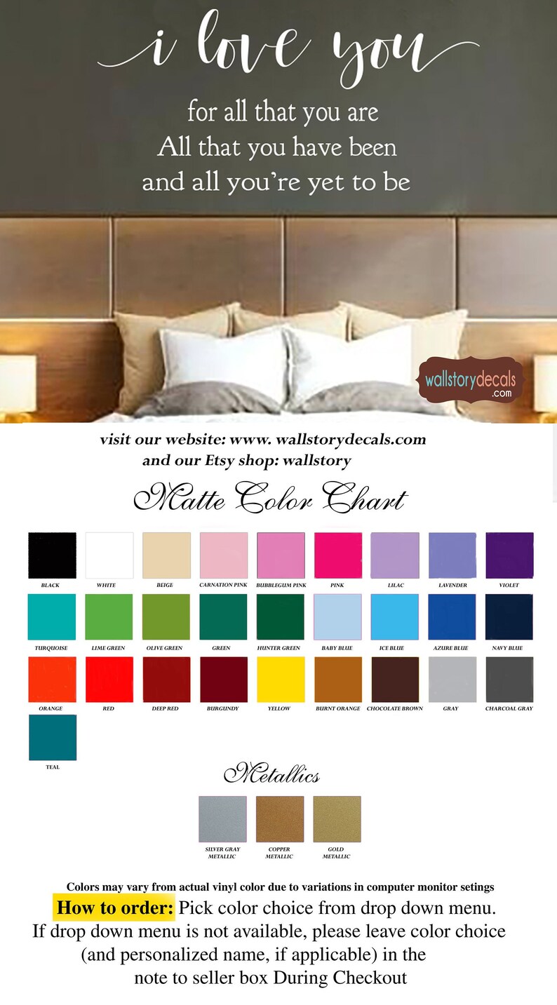 Family Wall Sayings Bedroom Large Sizes Gold ++ Signs Home Wall Decals I Love You For All That you Are Couples Wall Quotes Decal