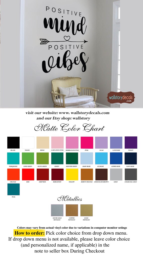 Familie Wandtattoo Spruche Aufkleber Positive Geist Positive Vibes Haus Spruche Zeichen Buchstaben Schriftzug Pfeil Boho Inspirierend Vinyl Wand