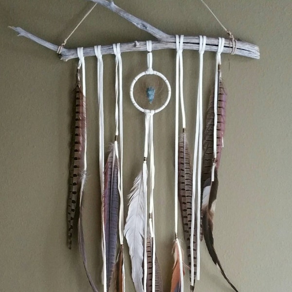 Dream Altar // dreamcatcher,  OAK white dream catcher // boho, home decor, one of a kind, dreamcatcher, gift, spirit tribe