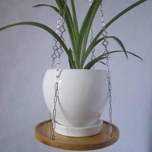 Diamond Charm Stainless Steel Plant Hanger, Hanging Plant Shelf