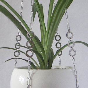 Circle Charm Stainless Steel Plant Hanger, Hanging Plant Shelf