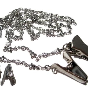 Sun and Star Chain Eyeglass Holder, Glasses Holder Around the Neck, Eyeglass Chain Necklace, Glasses Leash, CHOOSE Size & Eyeglass Pieces