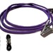 Purple Paracord Eyeglass Holder With Clip Grips, Clip Eyeglass Cord