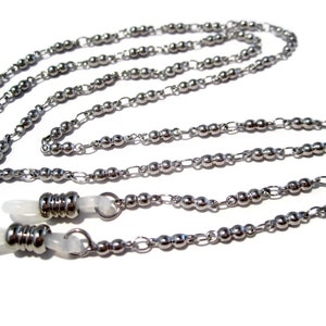 Double Ball Eyeglass Chain, Eyeglass Holder, Glasses holder, Holder for Glasses, Eyeglass Holder Chain, Eyeglass Necklace, Glasses Chain