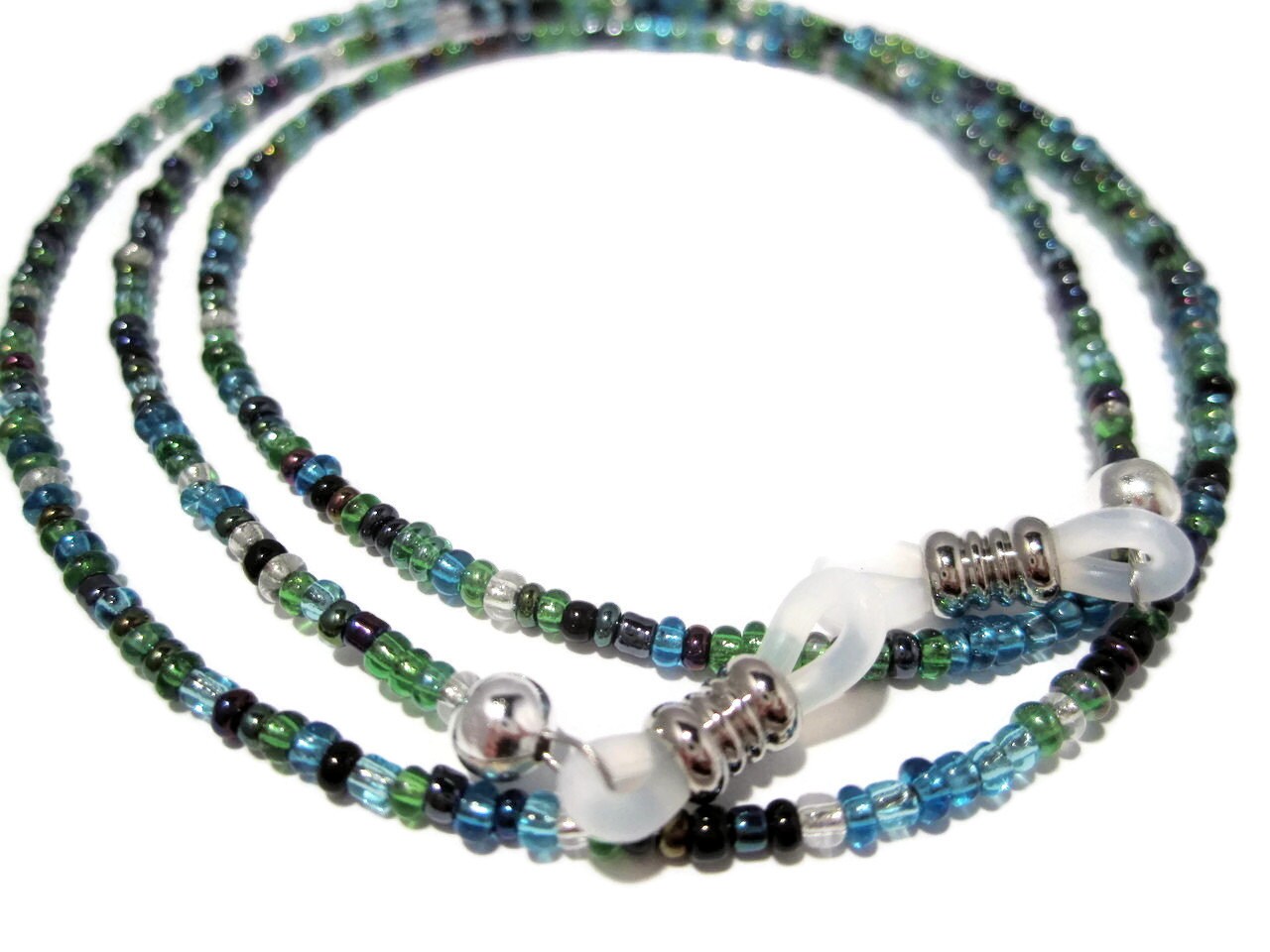 Peacock Beaded Eyeglass Holder Glasses Holder Eyeglass Etsy