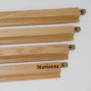 Oversize Mah Jongg Jong Mahjong wood Racks - Set of 4 - Oak & Walnut Hand made -Free Shipping Personalization-Great gift for someone special