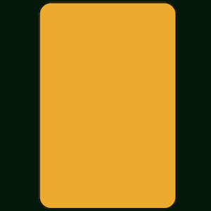 May include: A rectangular, rounded-corner shape in a golden-yellow hue dominates the frame, set against a dark green background. The shape is solid and smooth, with a simple, minimalist design. The contrast between the yellow and green creates a striking visual effect.
