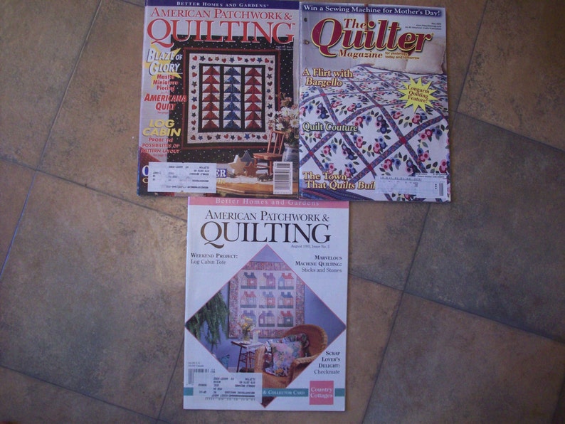 American Patchwork and Quilting Magazines Etsy