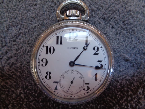 Pocket Watch/Buren Grand Prix/Vintage - image 1