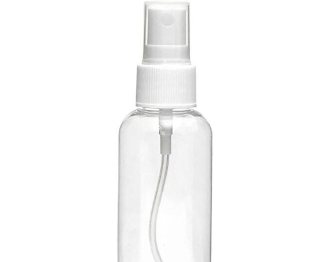10pc Travel Container Transparent Plastic Mini Spray Bottle 30ml 100X30MM