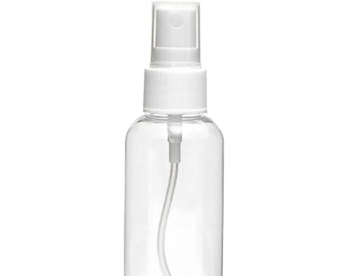 10pc Travel Container Transparent Plastic Mini Spray Bottle 30ml 100X30MM