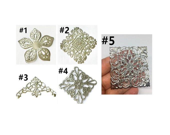 platinum look filigree wraps-pls pick a style