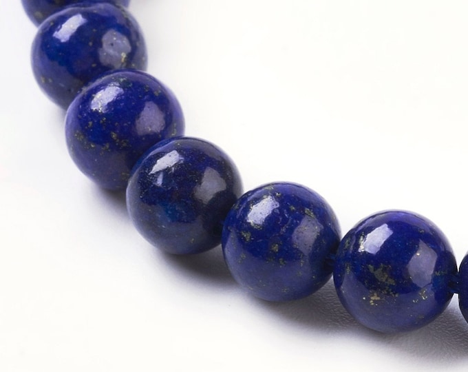 1strand Round Lapis Lazuli Beads-Pls pick a size and length