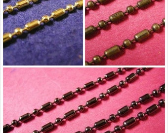 5 feet metal  bamboo chain-pls pick a color