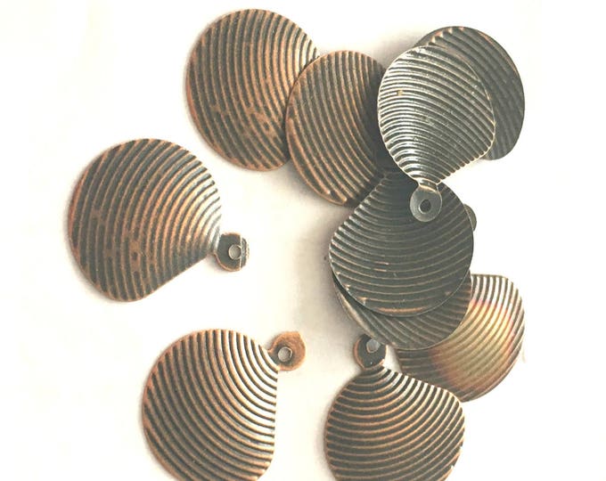 50PC 17x14mm antique copper finish iron charms-7627a