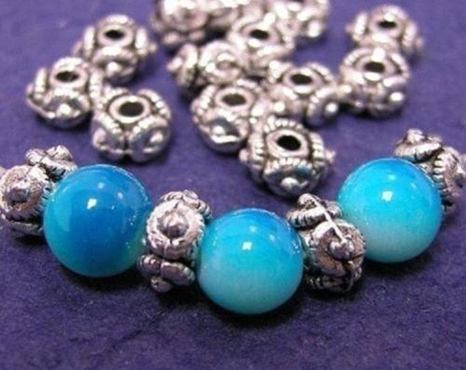20pcs  Antique Silver Finish Metal Bead Spacer Finding-950