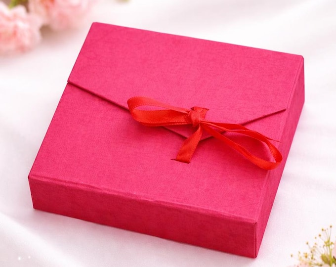 4pc  Cardboard Bracelet Boxes, Square