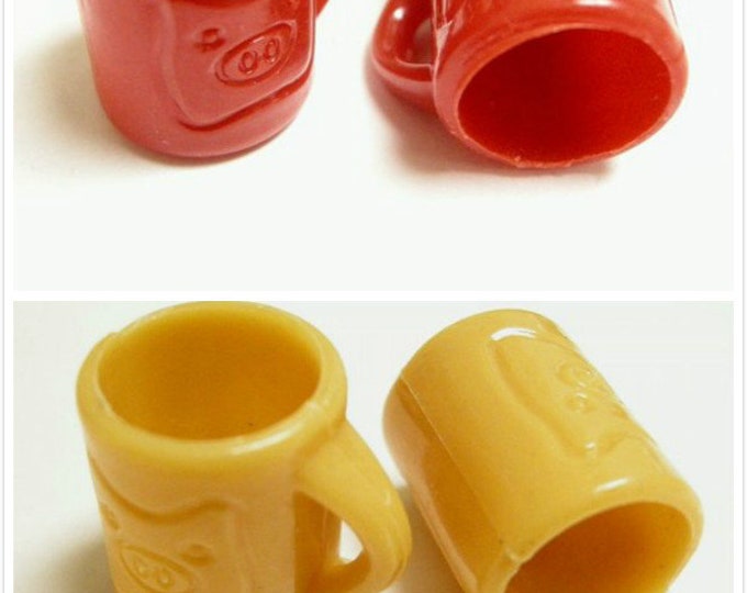 10PCS 21x18mm acrylic cup pendants-pls pick a color
