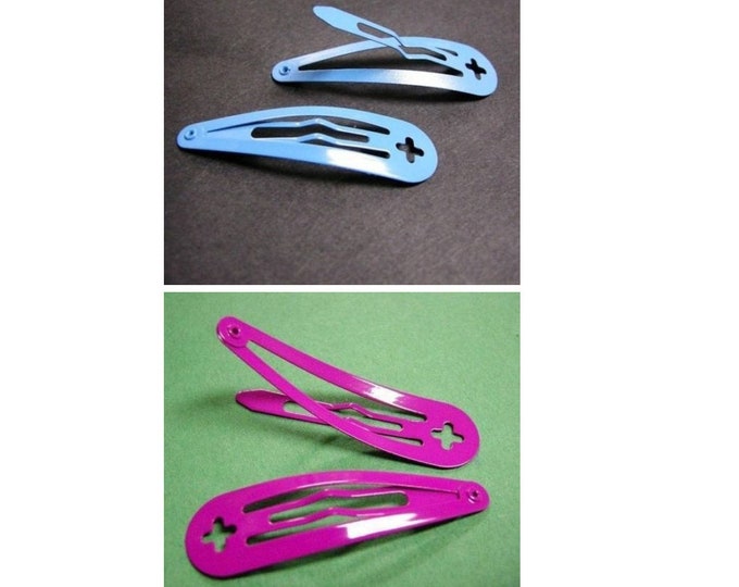 20pc 48mm  snap hair clips-pls pick a color