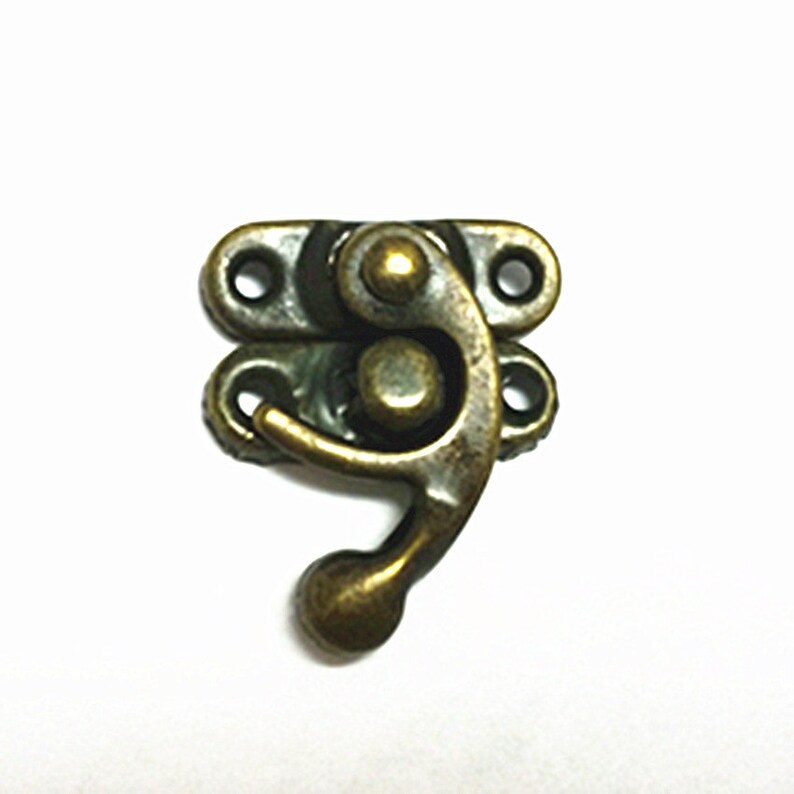 10 Sets Metal Hook Box Latch Clasp Box Lock Purse Lockpls Etsy