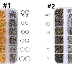 1 box of jump rings and lobster clasps- pls pick a color