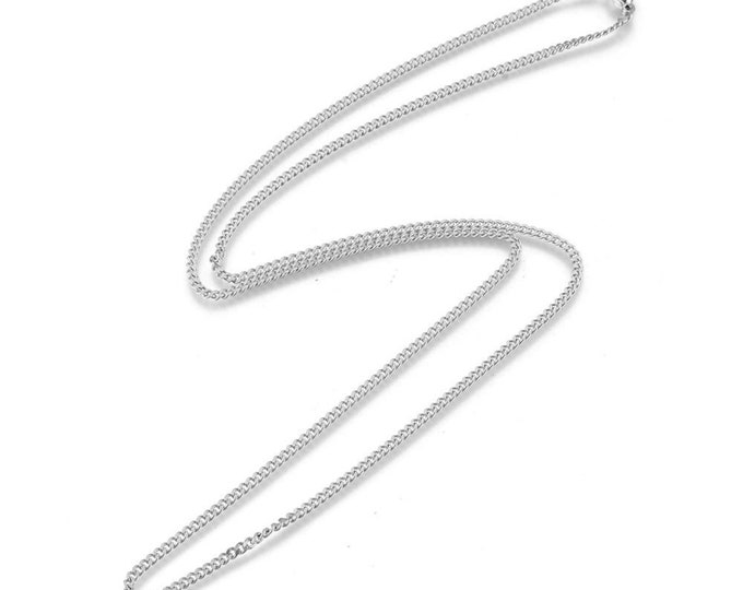 Wholesale 10 pc of  23.6" stainless steel twisted link necklaces -LL2069