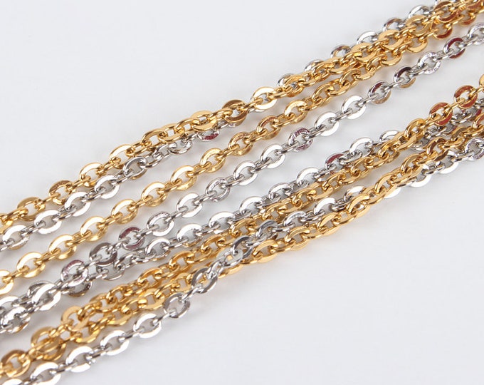 Wholesale 10 pc of 19.7 inches stainless steel mix color necklaces -bb163