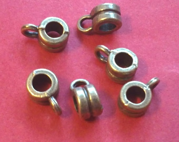 0pc Antique Bronze Hanger Links -  Jewelry Making Connectors, DIY Craft Findings