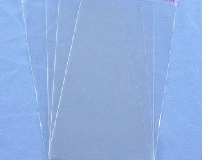 50PCS OPP self adhesive seal clear plastic bags 9.5x6.25 inch-momc4