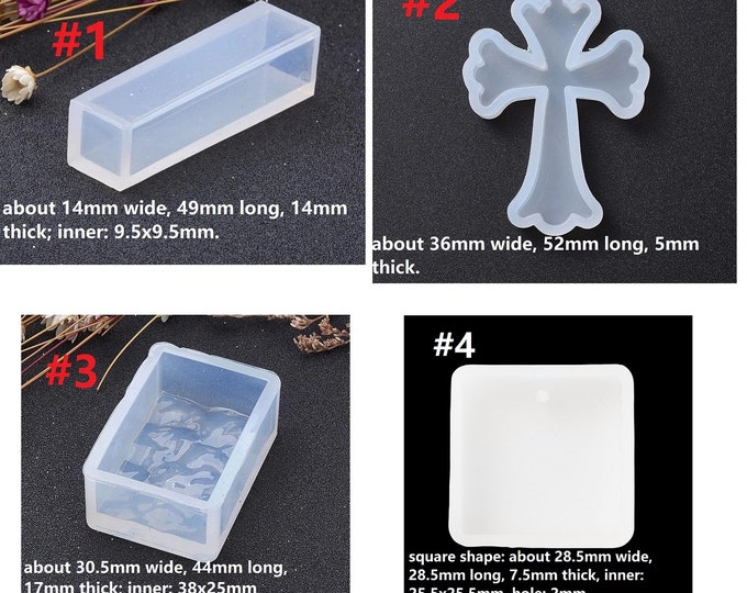 10PC DIY Silicone Molds- Pls pick a shape