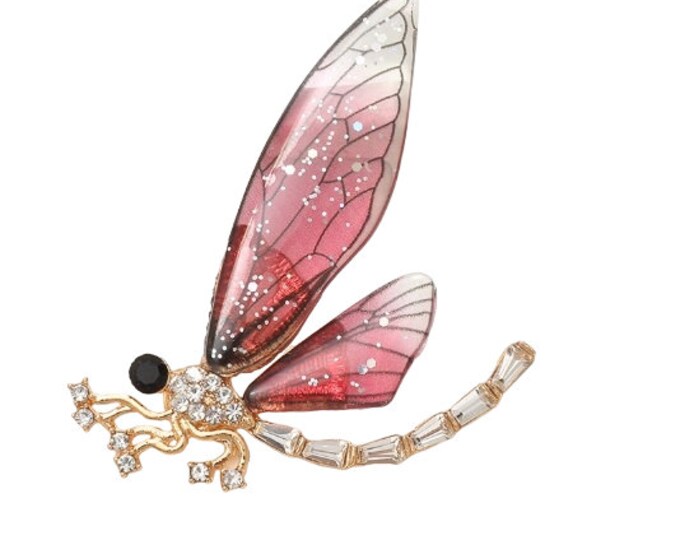 1pc resin rhinestone dragonfly setting flat back