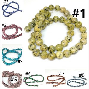 15 inch Dyed Labradorite round 6mm(60 beads)-pls pick a color