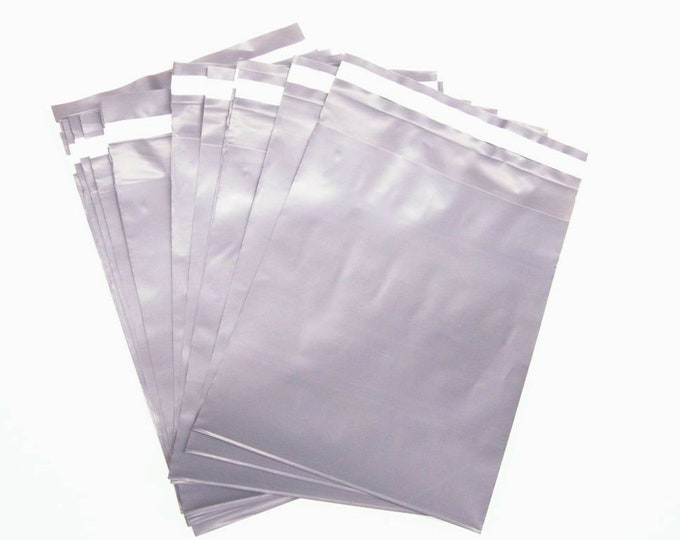 10pc Grey Poly Shipping Mailing Bags- pls pick a size