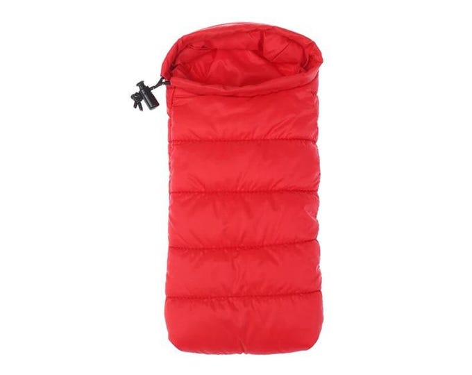 Mini Red Sleeping Bag, Dollhouse Camping Accessory, 1:12 Scale Outdoor Gear for Dolls & Action Figures