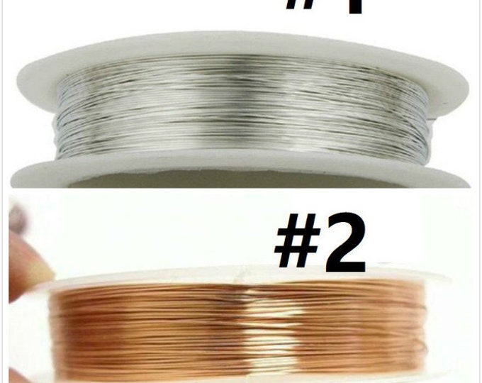 1 roll 15 meters COPPER wire 0.4mm -pls pick a color