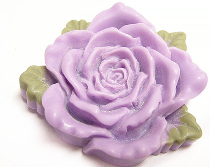 2pc 42mm resin flower large cabochon-379Y
