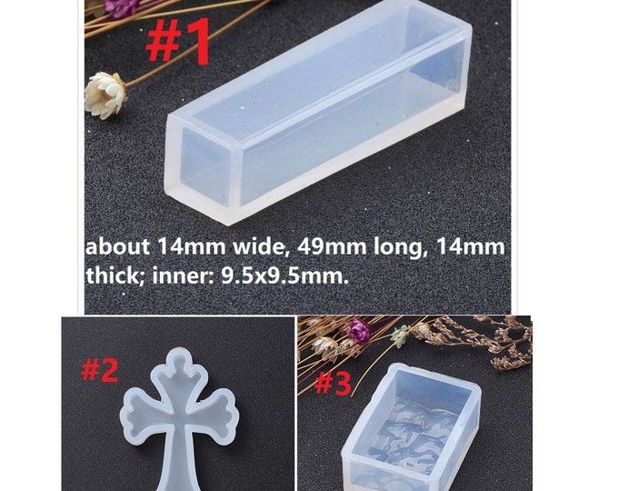 5 PC  DIY Silicone Molds- Please pick a style