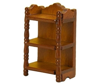 Mini Wood Storage Rack Model, Micro Landscape Dollhouse Decoration