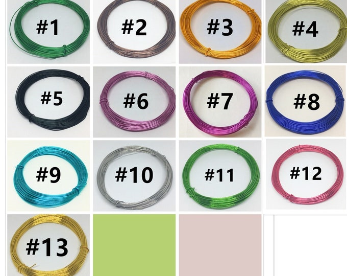 10meter 0.8mm thick Aluminum craft wire-R59-pls pick a color