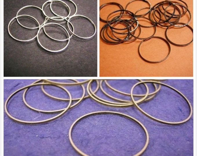 12pc 16mm smooth round ring-pls pick a color