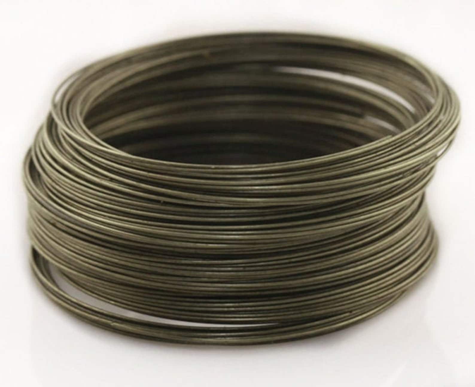50 Circles Steel Memory Wire 5.5cm,6mm Wide, 1m Thickness-pls Pick Your ...